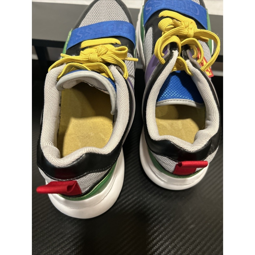 Men's GUESS Skillz Lace Up Fashion High Top Colorful Sneakers size 9 - Picture 8 of 8